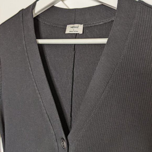 Aritzia Wilfred Adelaide Cardigan Button Down Dress Sz/ S - Picture 7 of 11
